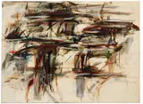 Peter Brüning, Ohne Titel, Um 1958/59, Oil on canvas