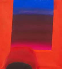 Rupprecht Geiger, OE 241/57, 1957, Oil on canvas