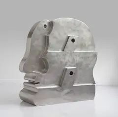 Helmkopf by Horst Antes, 1968, Chrome-nickel steel, sold Jun 2026