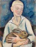 Anita Rée, Knabe mit Kaninchen