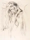 Edvard Munch, Weinende junge Frau (Gråtende ung kvinne)