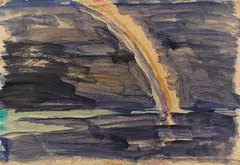 Emil Nolde, Regenbogen, Ca. 1907/08, Watercolor
