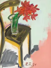 Rainer Fetting, Stillleben, 1981, Dispersion on canvas