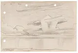 Lyonel Feininger, Cloud Formation, 1922, PencilOn perforated sketchbook paper