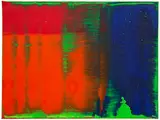 Gerhard Richter, Grün-Blau-Rot, 1993, Oil on canvas