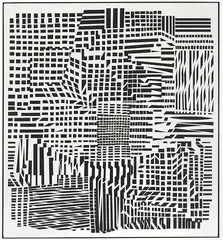 Victor Vasarely, Korna, Ca 1952, Acrylic on canvas