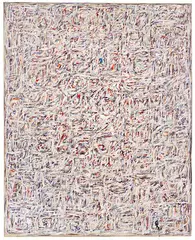 Piero Dorazio, Prima che il lago geli, 1958, Oil on canvas