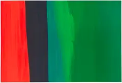 Katharina Grosse, Ohne Titel, 1994, Oil on canvas