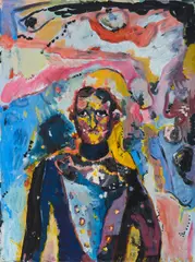 Marcel Eichner, Ohne Titel (Kamerad), 2008, Acryl auf Leinwand