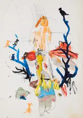 Marcel Eichner, Ohne Titel, Ohne Jahr, Mischtechnik auf Papier