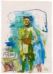 Marcel Eichner, Ohne Titel (Staufenberg), 2005/2008, Gouache und Tusche auf Papier