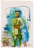Marcel Eichner, Ohne Titel (Staufenberg), 2005/2008, Gouache und Tusche auf Papier