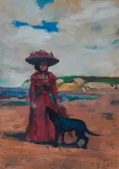 Tom Ellis, The walk, 2009, Öl auf Holz