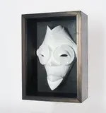 Joachim Elzmann, "Weiße Frau", 2001, Holz, lackiert