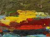 Joachim Elzmann, "Zitronenland", 2000, Öl auf Leinwand