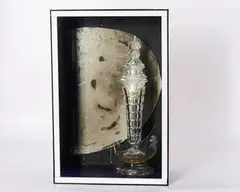 Joachim Elzmann, "Glas", 2009, Glas, Spiegel, Holz