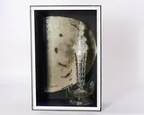 Joachim Elzmann, "Glas", 2009, Glas, Spiegel, Holz