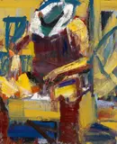 Jörg Ernert, "Panamamann", 2007, Acryl auf Leinwand