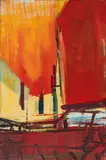 Jörg Ernert, "Chinatown - Tür" (kleine Fassung), 2007, Acryl auf Leinwand