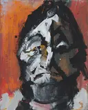 Jörg Ernert, "Sitting Bull", 2008, Acryl auf Leinwand