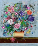 Christian Achenbach, "Vanitas", 2012, Öl auf Leinwand