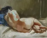 Pavel Feinstein, Ohne Titel, 2010, Öl auf Holz