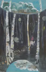 Mitja Ficko, "Dvojno Ogledalo", 2003, Mischtechnik auf Leinwand