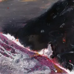 "Der Weggehen" by Mitja Ficko, 2010, Öl auf Leinwand, sold Oct 2020