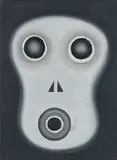 Fabian Fobbe, Ohne Titel (Gesicht), 2008, Öl auf Leinwand