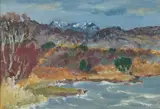 Mary Nicol Neill Armour, LOCH MORAR, oil on board