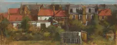 George Gilbert, SUMMER CRAIL, oil on board