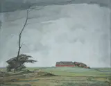 Ingwer Paulsen, OPEN LANDSCAPE, oil on canvas