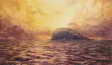 David Foster, THEN AROSE IN THE SEA (BASS ROCK) I, acrylic on board