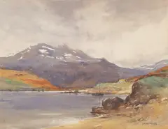 David West, WINTERY SIGNS, SCOTLAND, watercolour