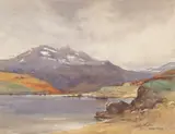 David West, WINTERY SIGNS, SCOTLAND, watercolour
