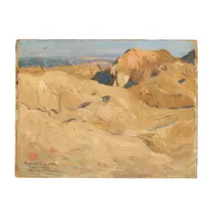 FORT DE SOUVILLE by Gaston Balande, oil on board, sold Jun 2026