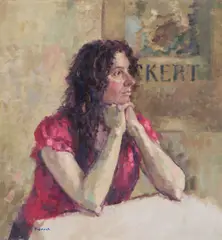 Kathryn Kynoch, PORTRAIT OF HEATHER, oil on canvas
