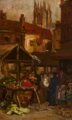 Dudley Hardy, THE GOURMAND, oil on canvas