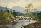 George Melvin Rennie, BRIG O'DEE, ABERDEEN, oil on canvas