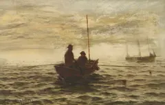 John Chalmers, ROWING HOME, mixed media