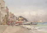 Robert Weir Allan, CAPRI, GRAND MARINA, ITALY, watercolour