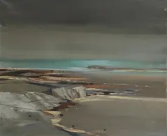 Oscar Goodall, LOWTIDE, oil on canvas