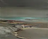 Oscar Goodall, LOWTIDE, oil on canvas