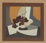 Alison McKenzie, STILL LIFE WITH GRAPES, gouache