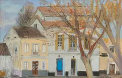 David McClure, AUTUMN IN CADAQUES, mixed media