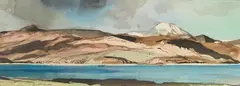 Tom Shanks, THE SOUND OF SLEAT FROM SKYE, watercolour and pen