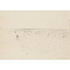 Elizabeth Blackadder, VARENGEVILLE, pencil on paper