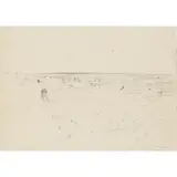 Elizabeth Blackadder, VARENGEVILLE, pencil on paper