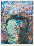 John Byrne, PORTRAIT OF JAMES KELMAN (DESIGN FOR CANONGATE), Lithograph, 91/100