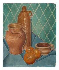 Denis Mitchell, STILL LIFE, oil on board